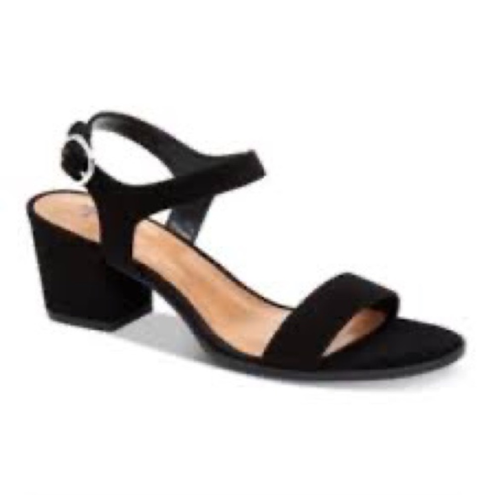 Style & Co Women's Open Toe Casual Ankle Strap Sandals Black Size 9.5 M
